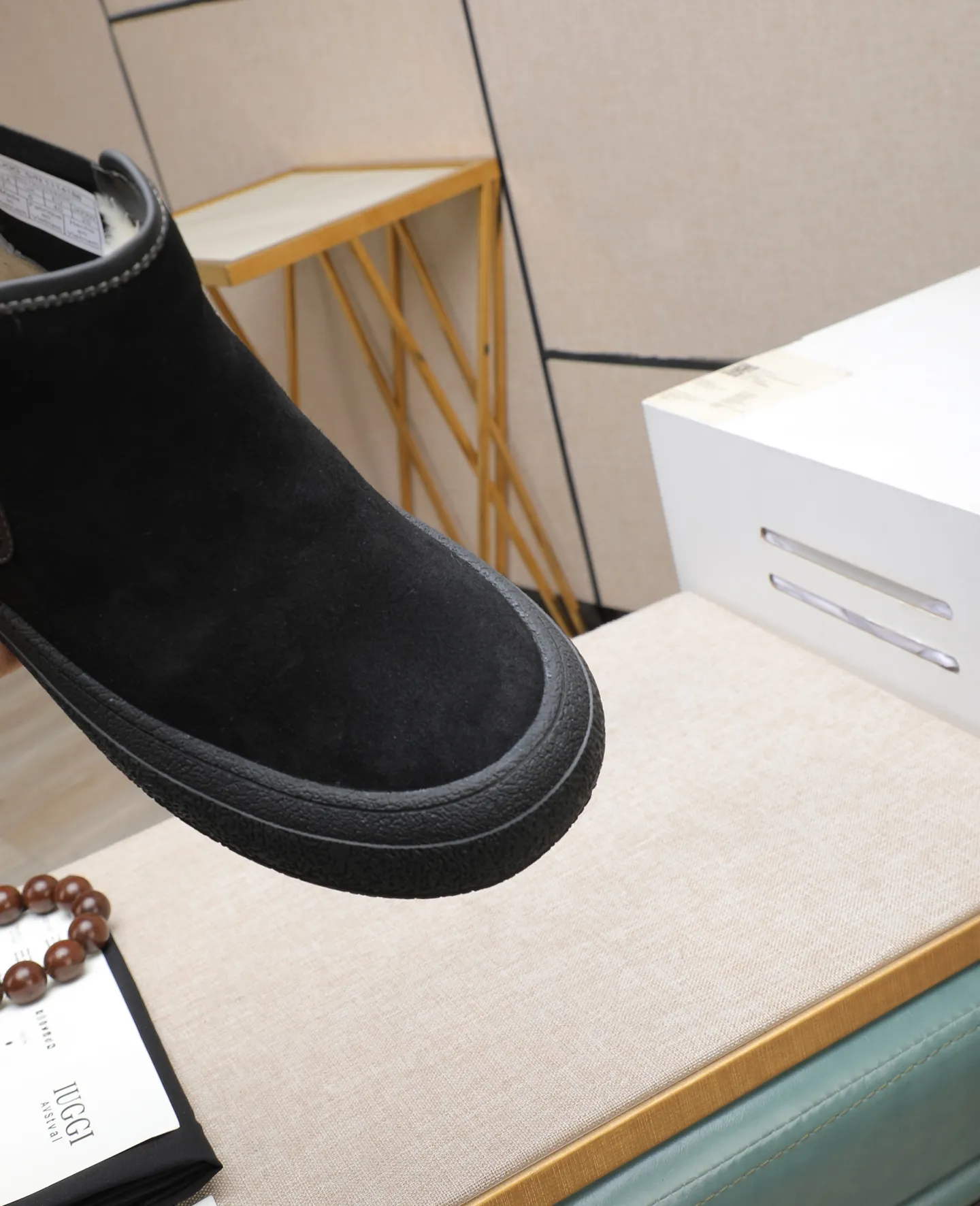 Men's shoes 💰580 IUGGI new retro presbyopia men's shoes, casual and versatile, full of high-end sense, fashionable, luxury and personalized style, joint model, retro presbyopia factor, full of handsome style, first layer suede cowhide, lining wool, rubber outsole, light and non-slip size: 39-44